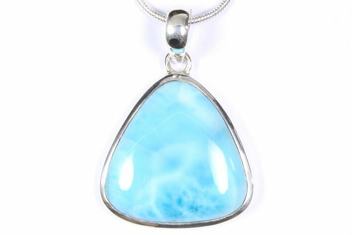 Stunning Larimar Pendant (Necklace) - Sterling Silver #382316